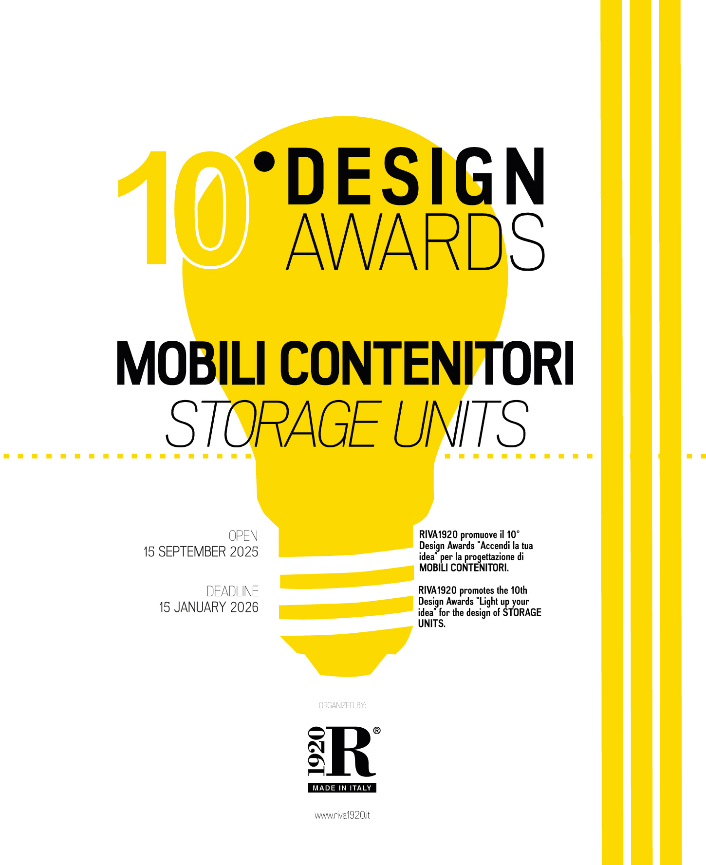 10° Design Awards “Mobili Contenitori”