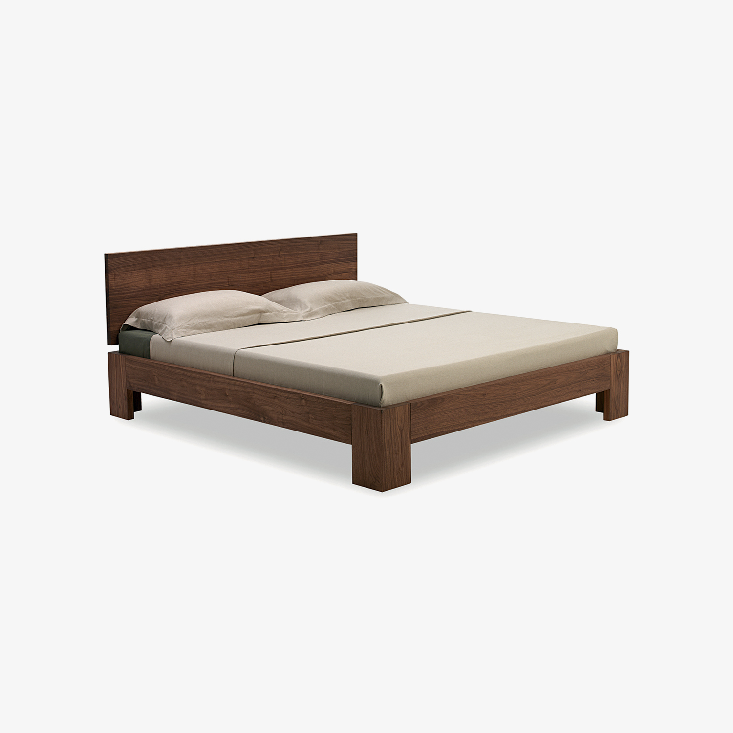Natura 1: letto in legno massello pregiato